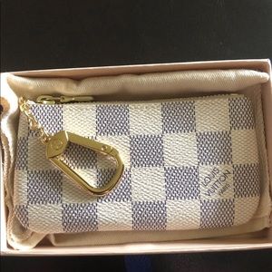 **SOLD** Louis Vuitton Damier Azur Key Pouch